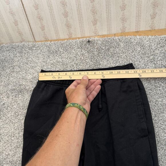 Adidas Pants Mens Small Fleece Athletic Jogger Drawstring Waist 26x28.5 - Picture 2 of 15